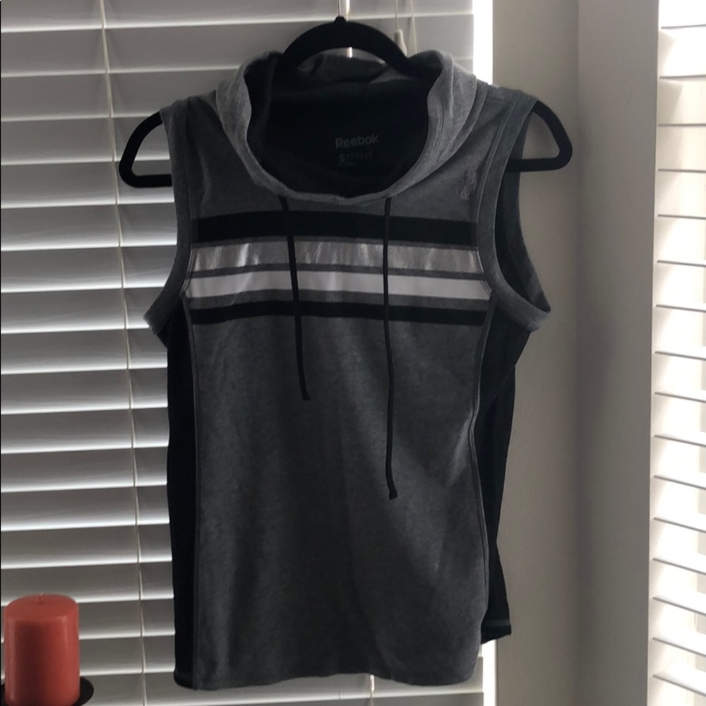 Reebok hooded workout tank